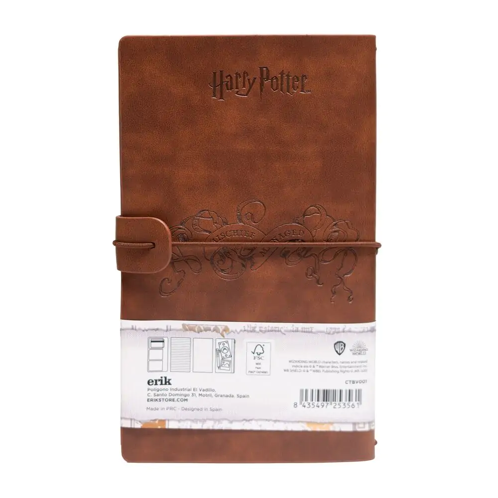 Harry Potter Marauder Map cestovný zápisník produktová fotografia