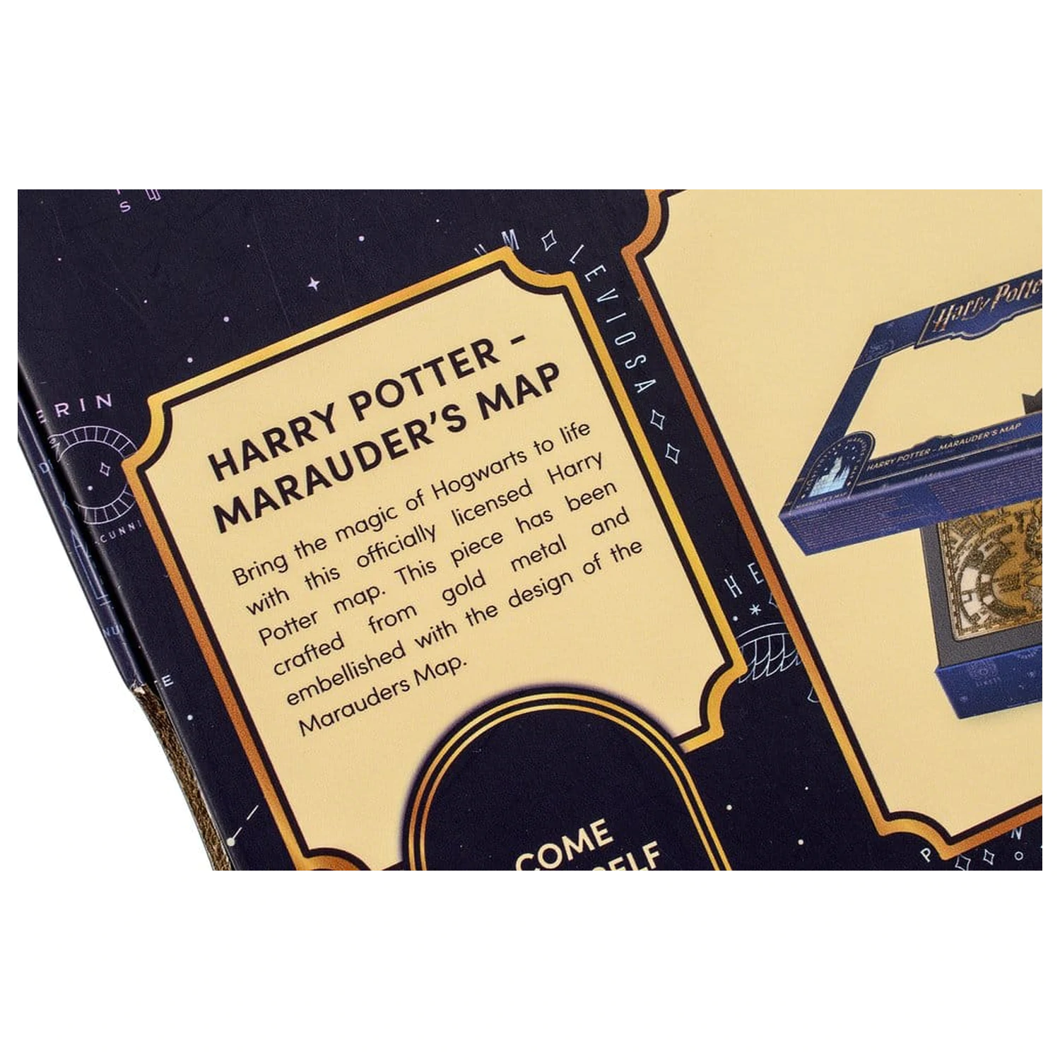 Harry Potter replika Marauder's Map kovová mapa 15 cm produktová fotografia