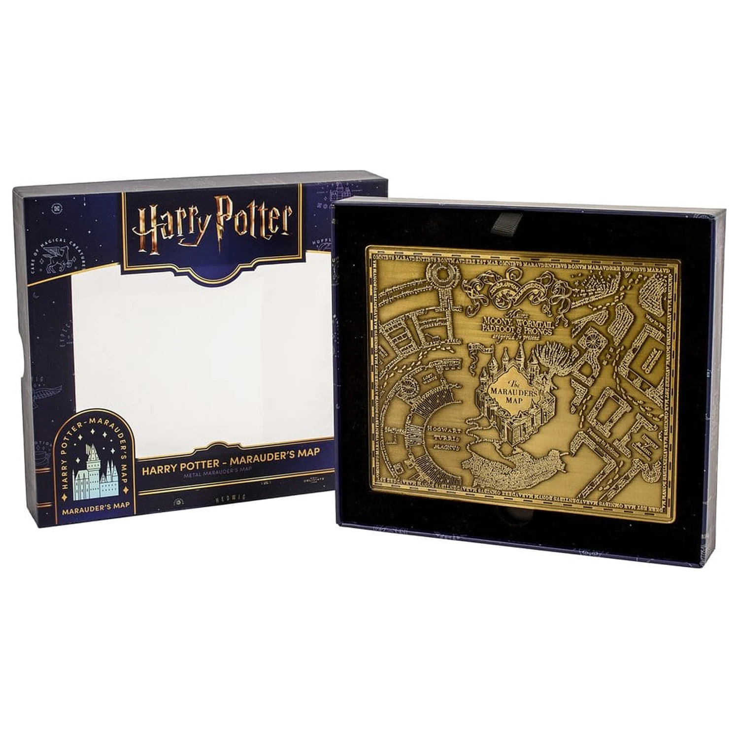 Harry Potter replika Marauder's Map kovová mapa 15 cm produktová fotografia