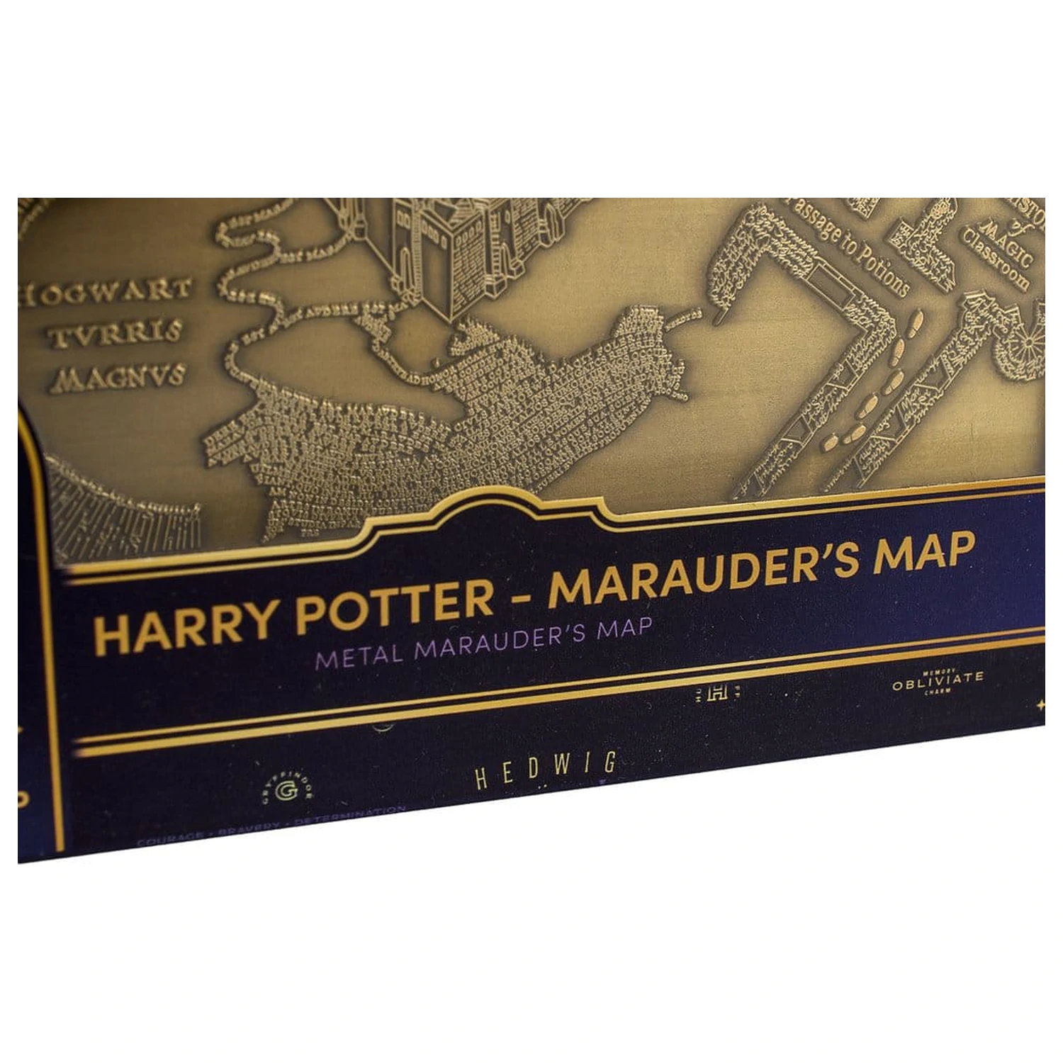 Harry Potter replika Marauder's Map kovová mapa 15 cm produktová fotografia