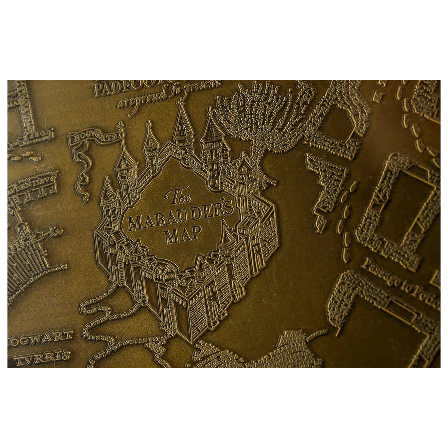 Harry Potter replika Marauder's Map kovová mapa 15 cm produktová fotografia