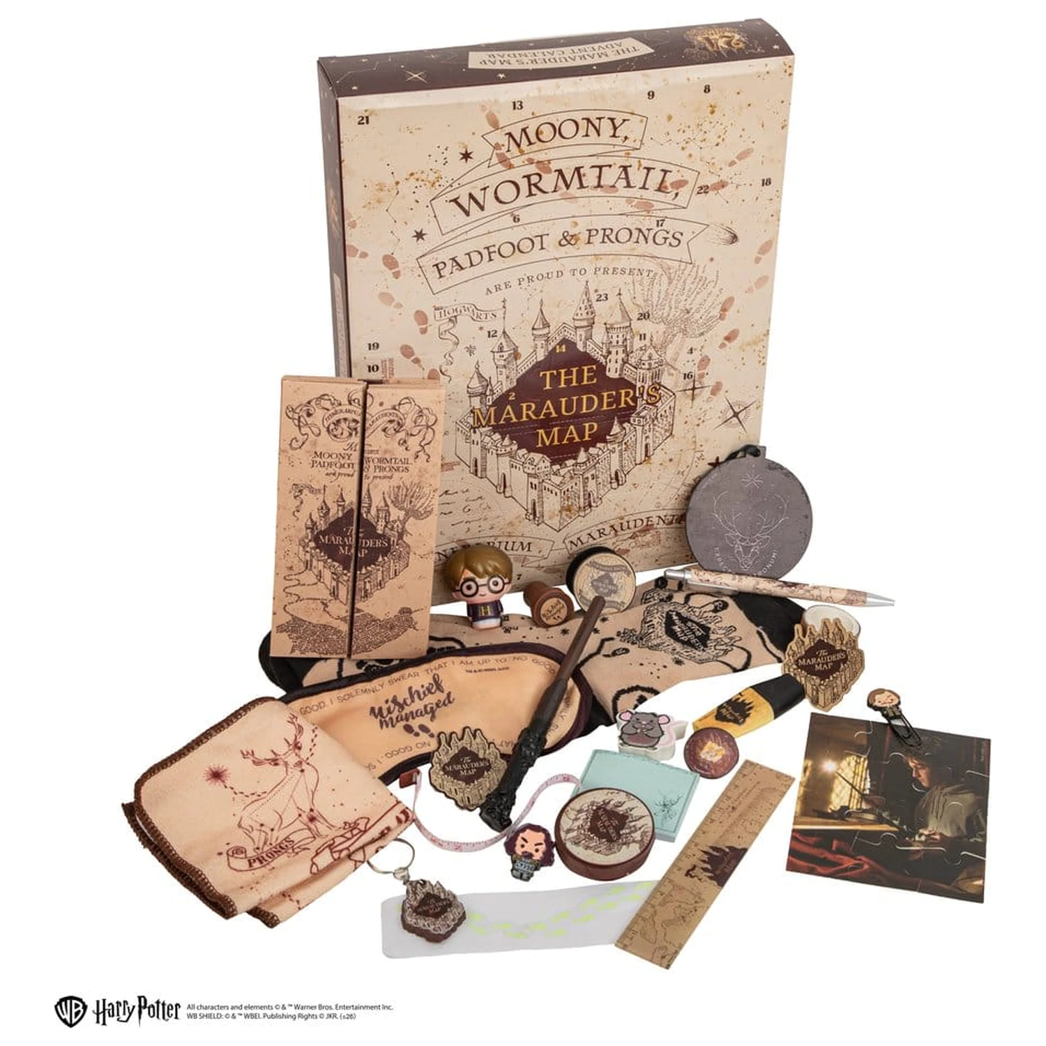 Harry Potter Adventný kalendár Marauder's Map New Edition 2026 produktová fotografia