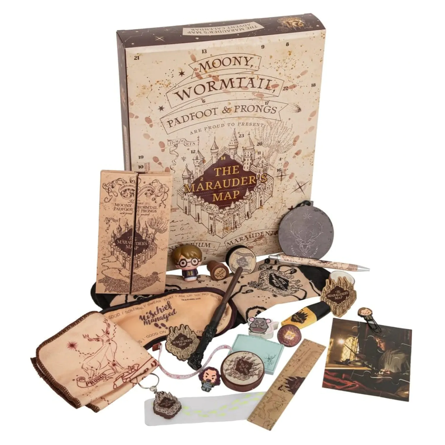 Harry Potter Adventný kalendár Marauder's Map New Edition 2026 produktová fotografia