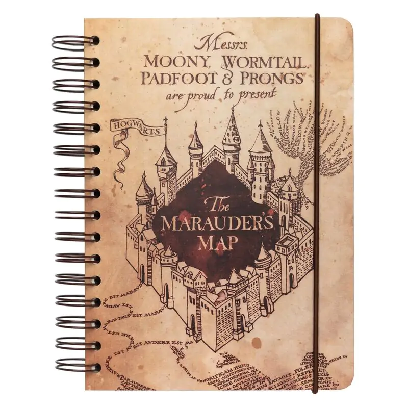 Harry Potter Marauders Map A5 zápisník produktová fotografia