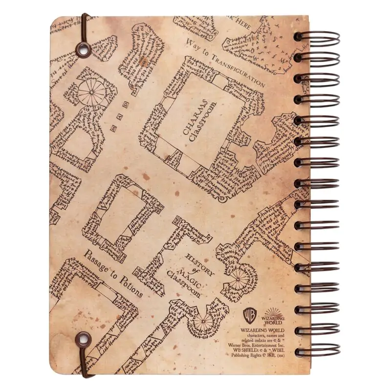 Harry Potter Marauders Map A5 zápisník produktová fotografia