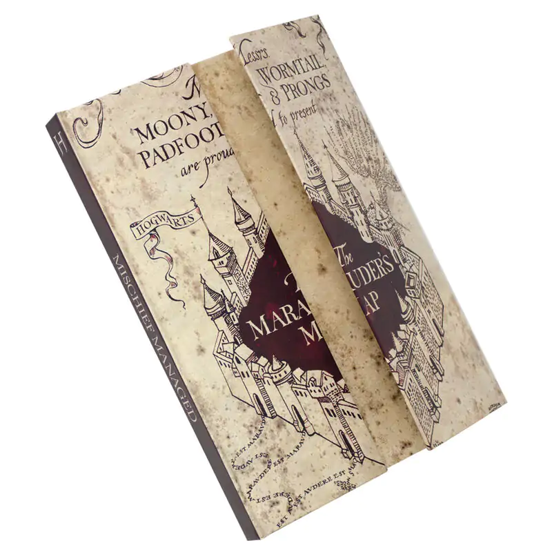 Harry Potter Marauders Map A5 zápisník produktová fotografia