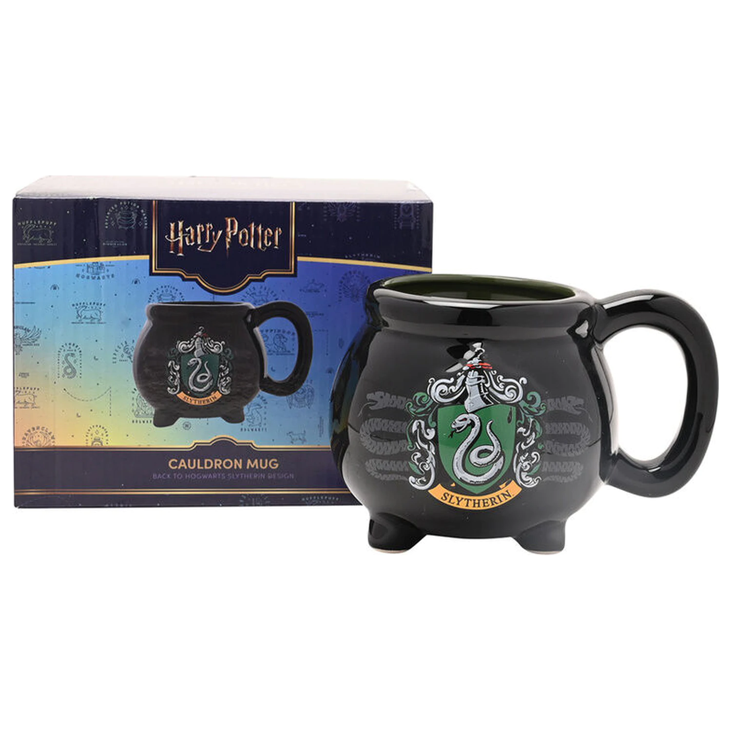 Harry Potter Slytherin kotlíkový hrnček produktová fotografia