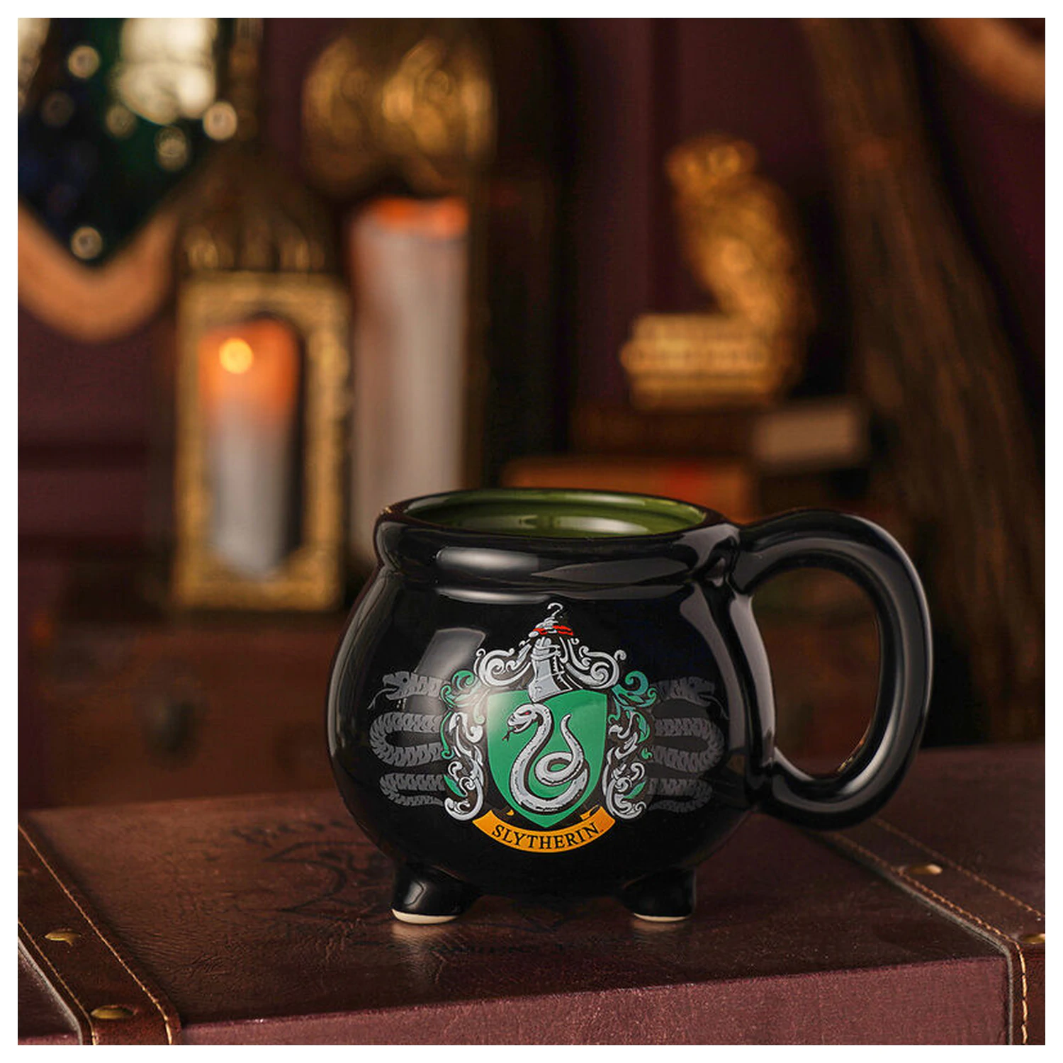 Harry Potter Slytherin kotlíkový hrnček produktová fotografia