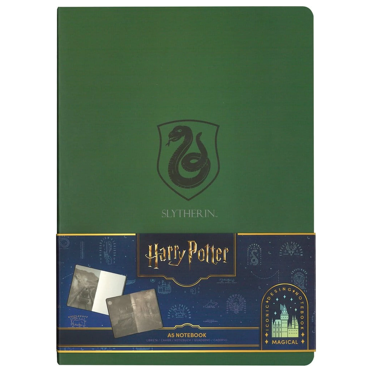 Harry Potter mäkká väzba zošit Slytherin 21 cm produktová fotografia