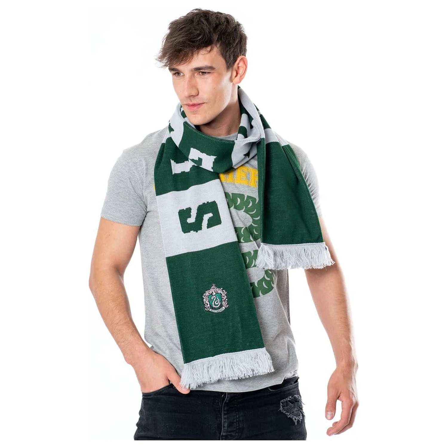 Harry Potter Šál Slytherin produktová fotografia