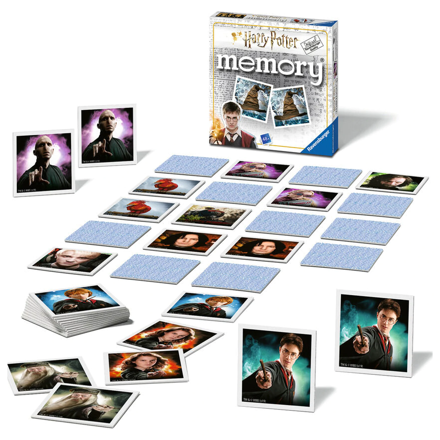 Harry Potter vrecková pamäťová hra produktová fotografia