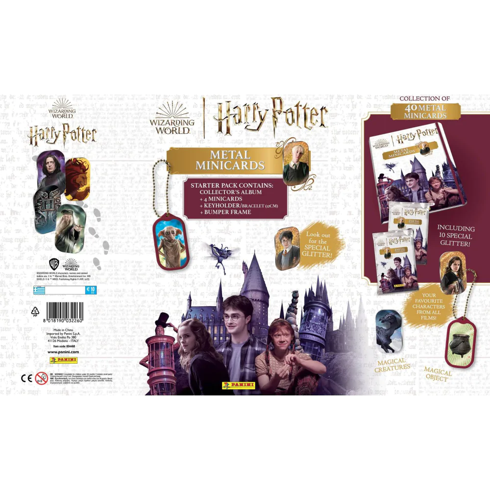 Harry Potter Metal Minicards štartovacie balenie *English Version* produktová fotografia