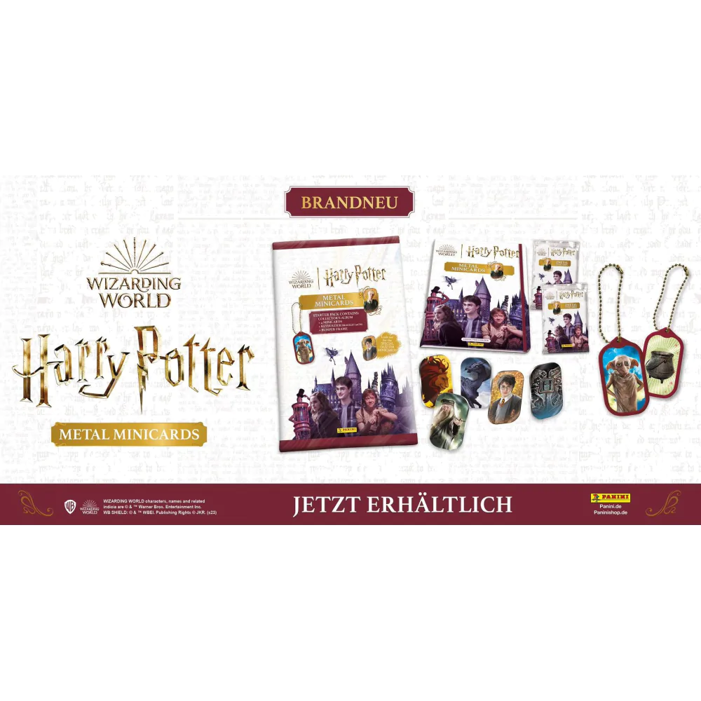 Harry Potter Metal Minicards štartovacie balenie *English Version* produktová fotografia