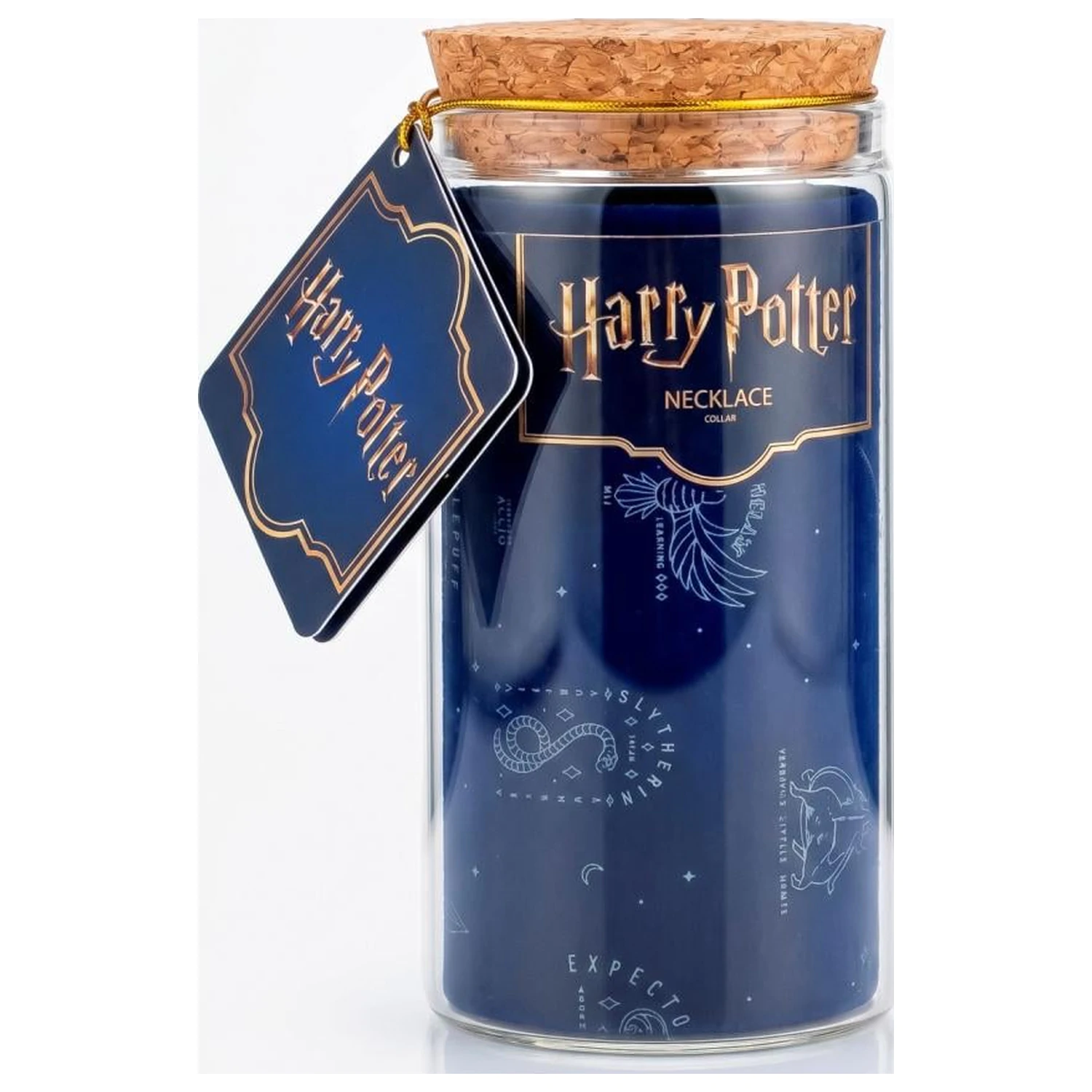Harry Potter náhrdelník vo vitríne produktová fotografia