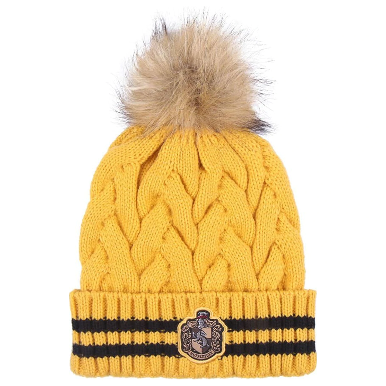 Harry Potter Beanie čiapka s brmbolcom Hufflepuff produktová fotografia