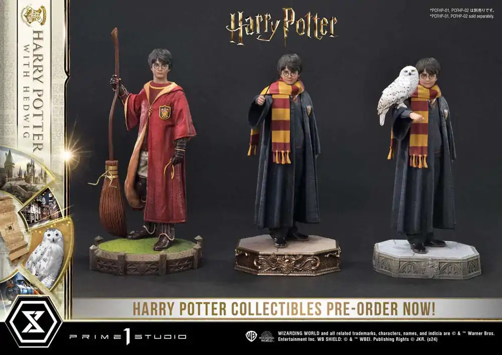 Harry Potter Prime Collectibles Statue 1/6 Harry Potter s Hedwigom 28 cm termékfotó