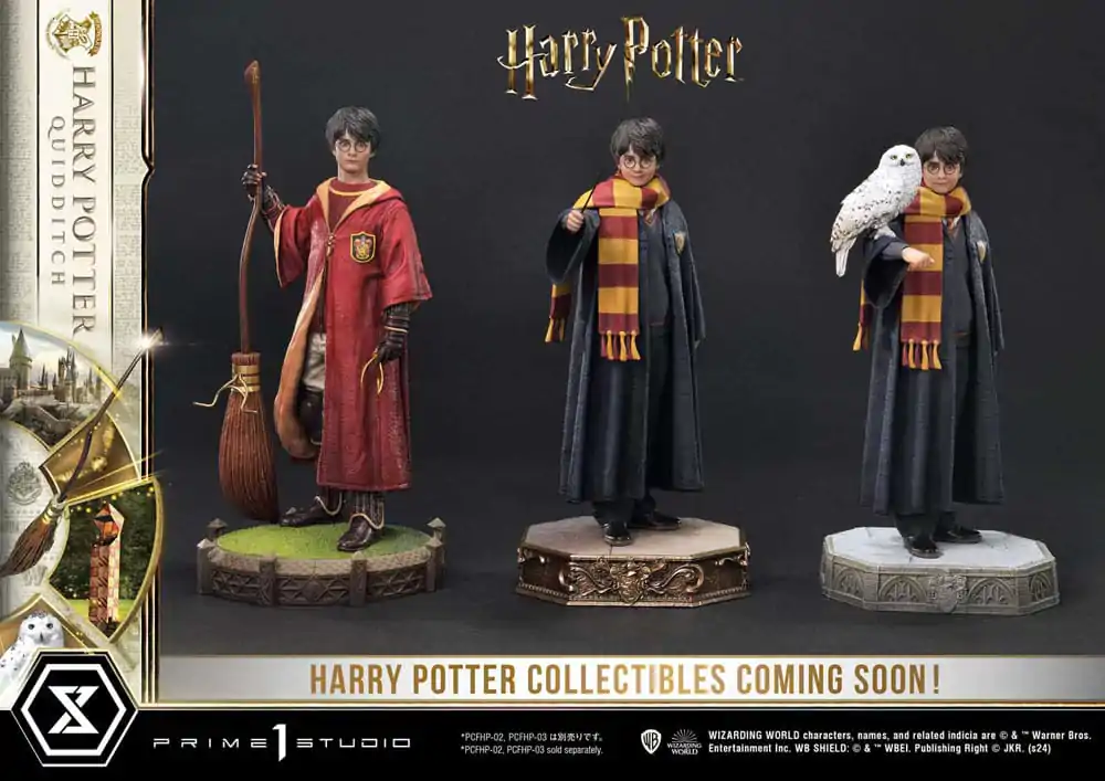 Harry Potter Prime Zberateľská socha 1/6 Harry Potter Quidditch Edition 31 cm termékfotó