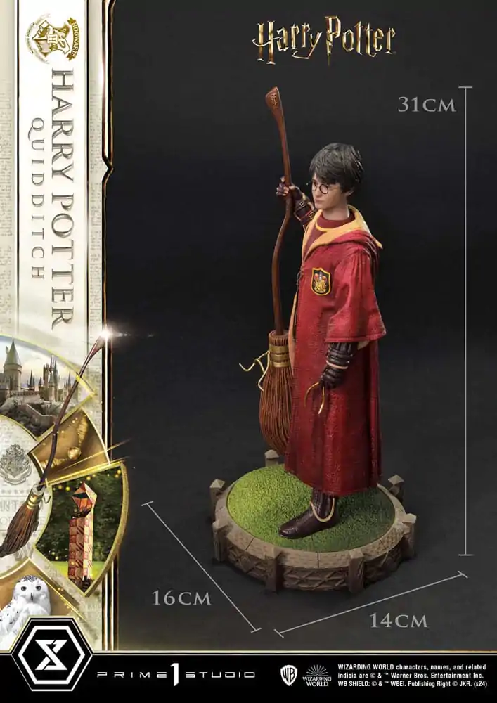 Harry Potter Prime Zberateľská socha 1/6 Harry Potter Quidditch Edition 31 cm termékfotó