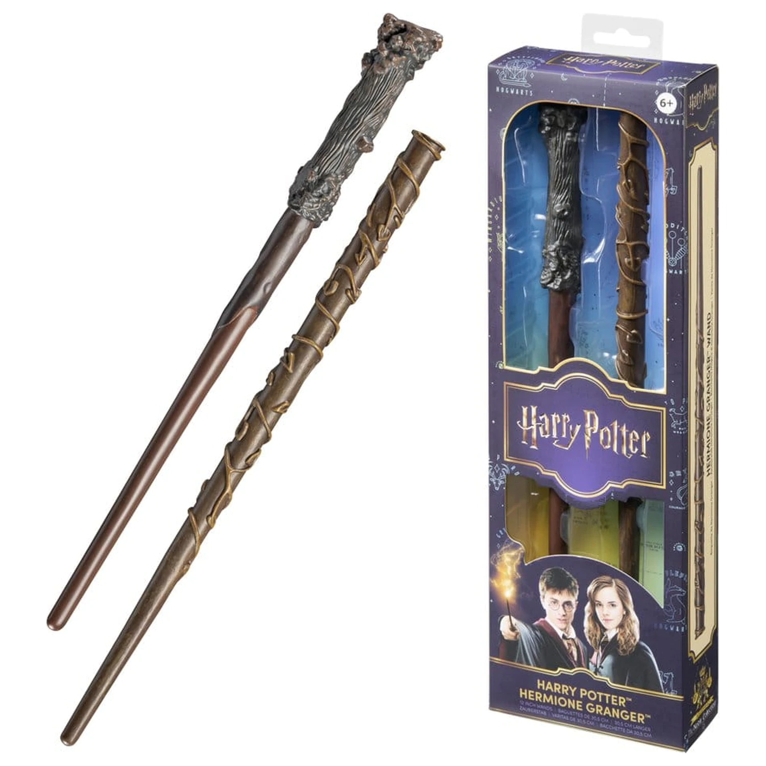 Harry Potter Roleplay Replika prútikov, 2 kusy, Harry Potter a Hermione Granger, 31 cm produktová fotografia