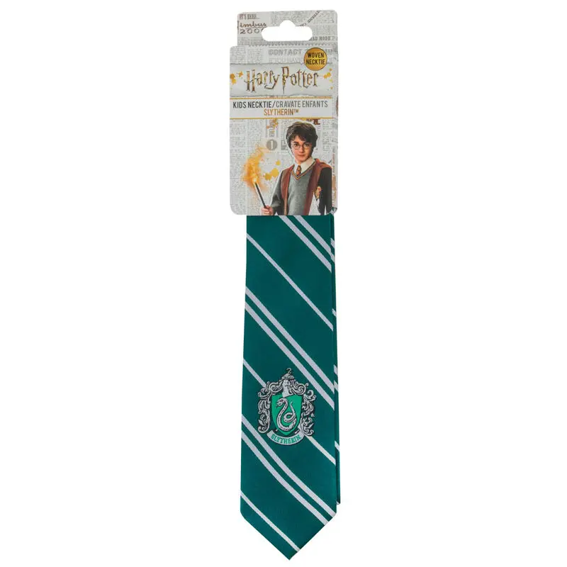 Harry Potter Kids Woven Necktie Slytherin New Edition termékfotó