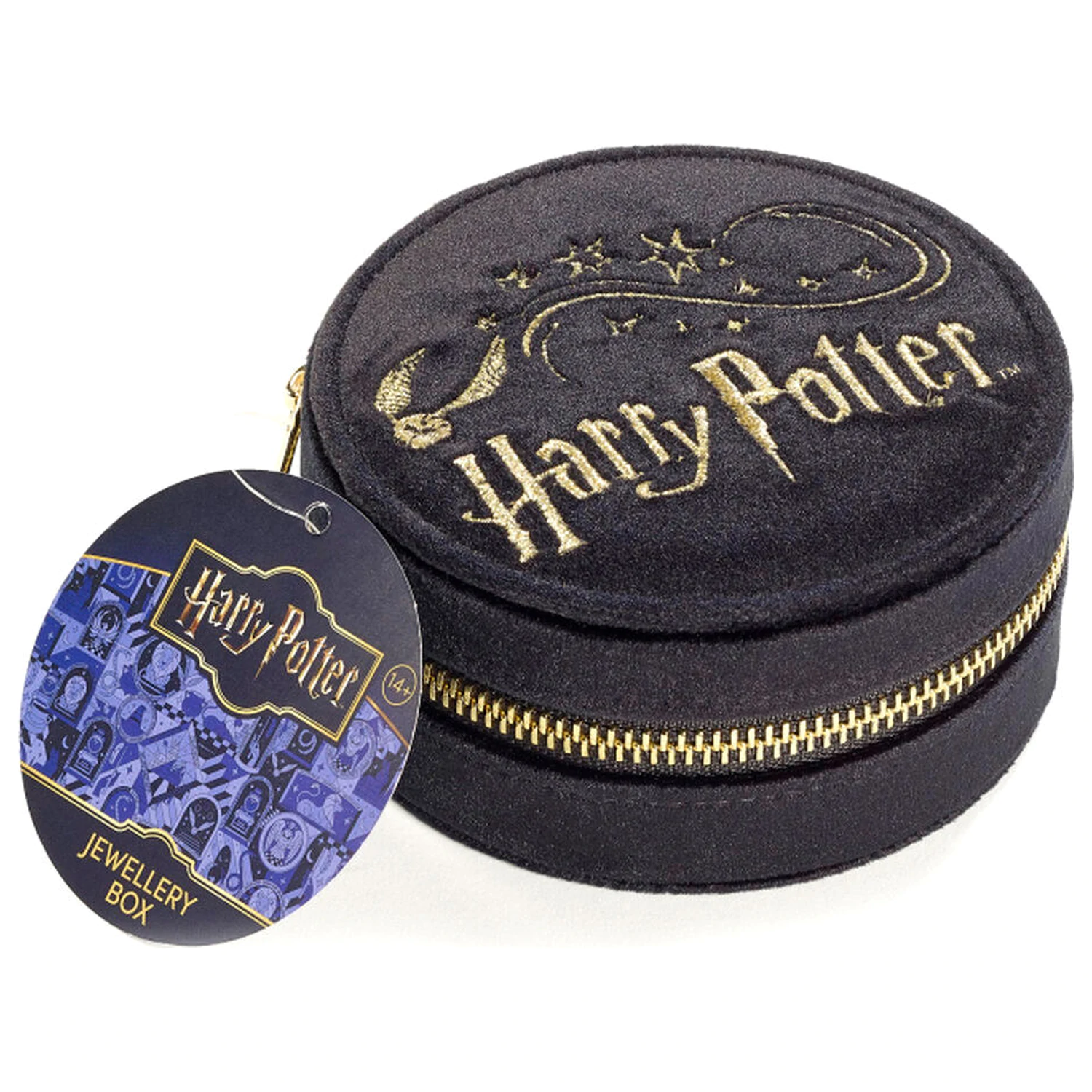 Harry Potter & Snitch zamatová šperkovnica produktová fotografia