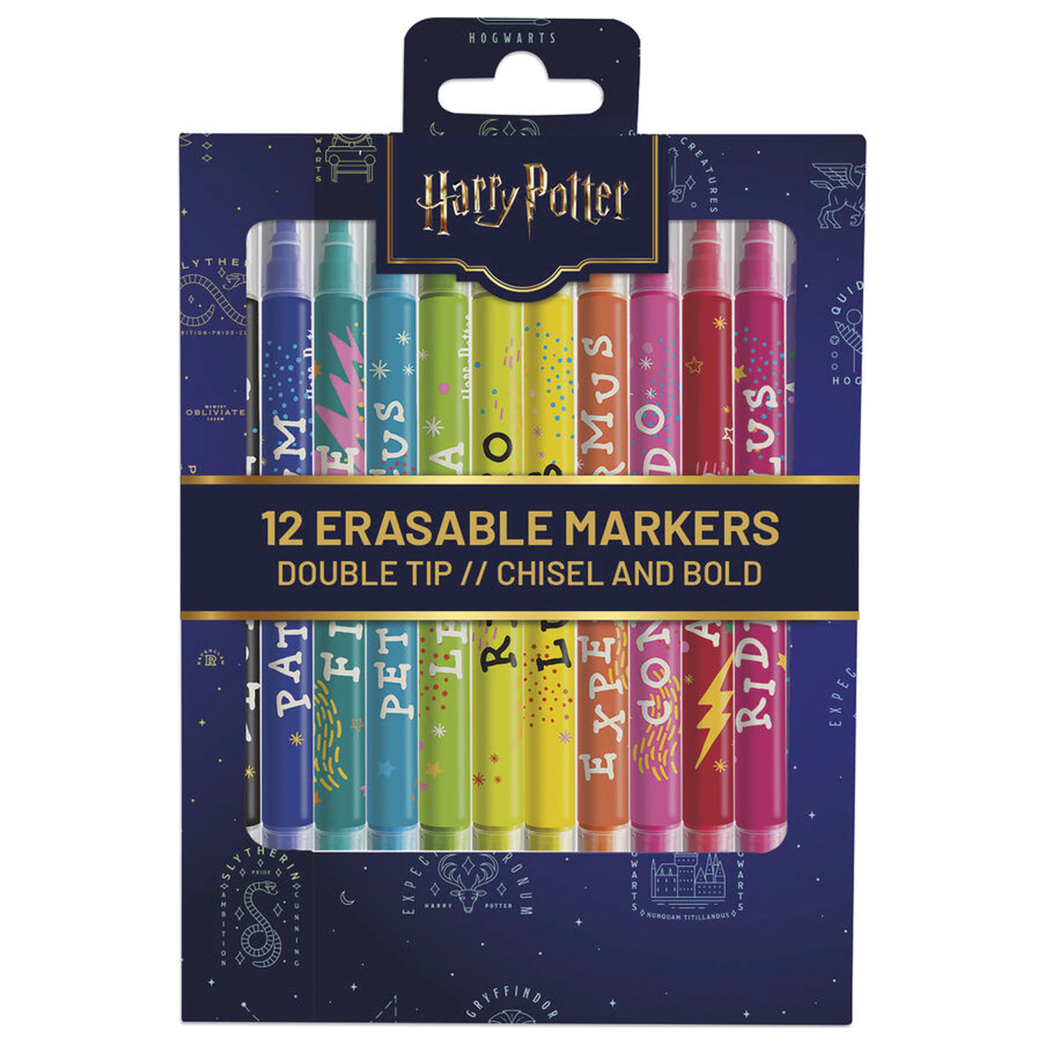 Harry Potter Spells sada 12 vymazateľných popisovačov produktová fotografia