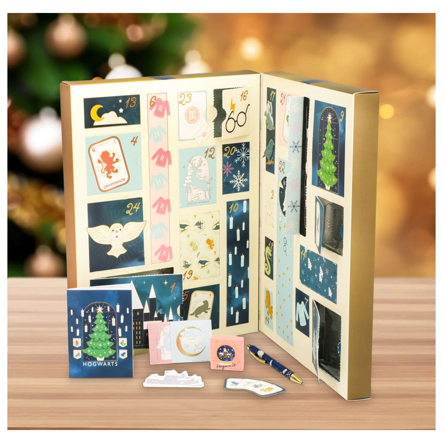 Harry Potter Adventný kalendár Papiernictvo 24 Day Hogwarts produktová fotografia