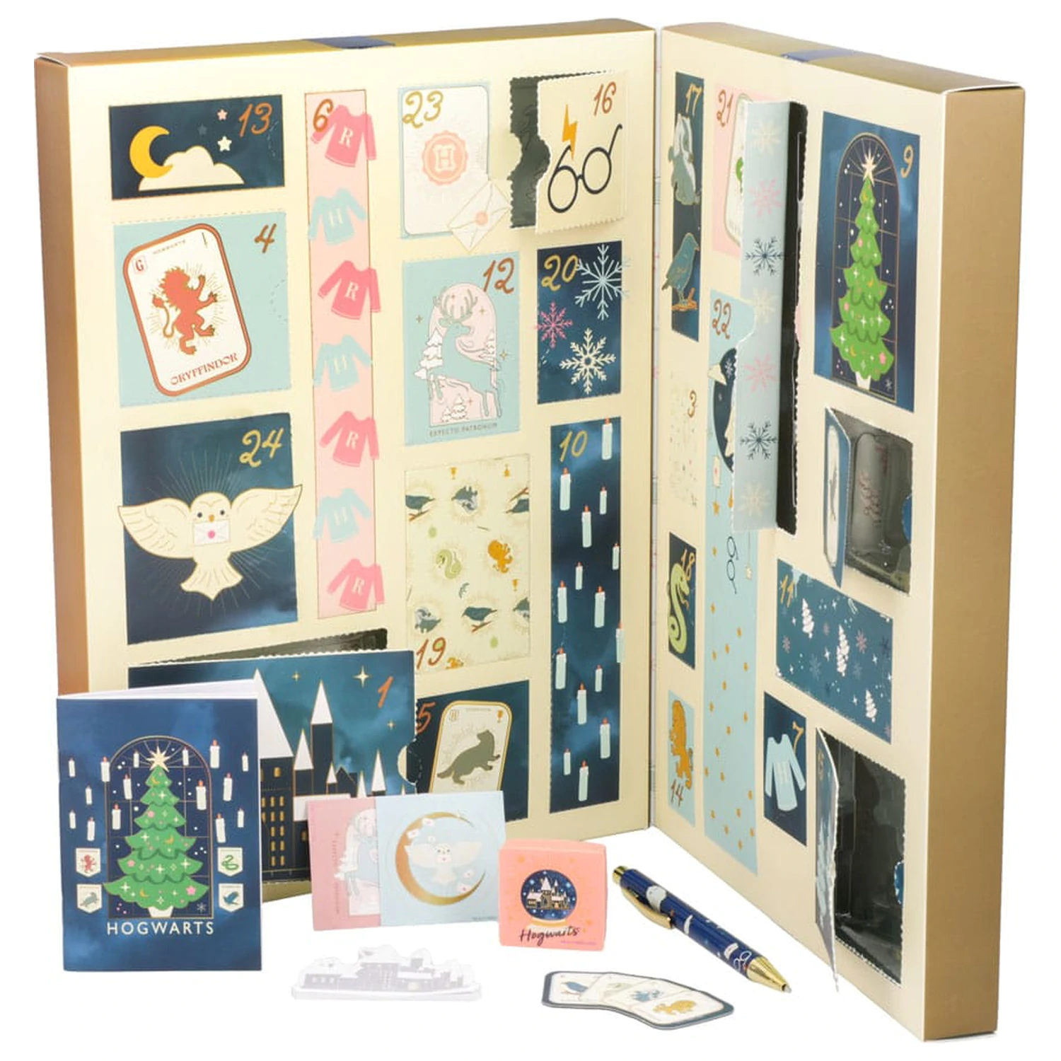 Harry Potter Adventný kalendár Papiernictvo 24 Day Hogwarts produktová fotografia