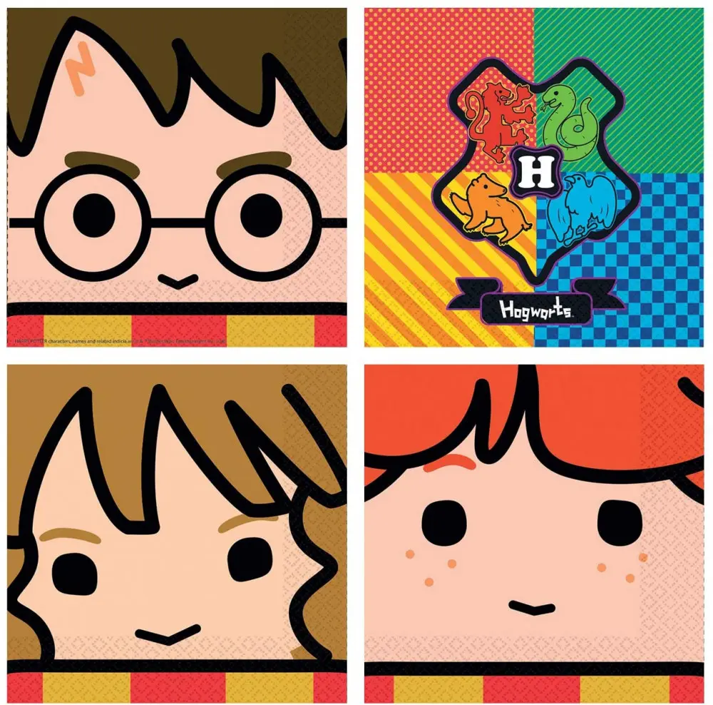 Harry Potter obrúsky, 16 kusov, 33*33 cm produktová fotografia