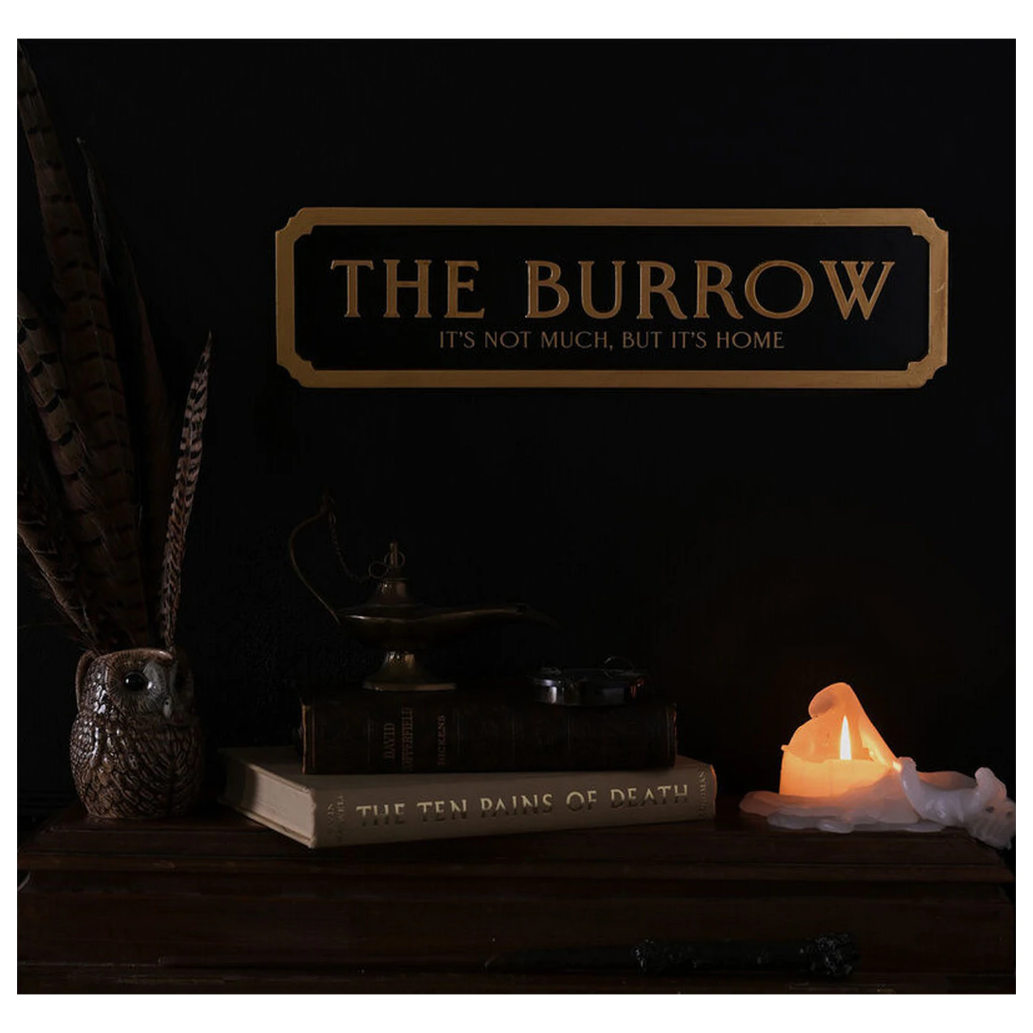 Harry Potter The Burrow značka produktová fotografia