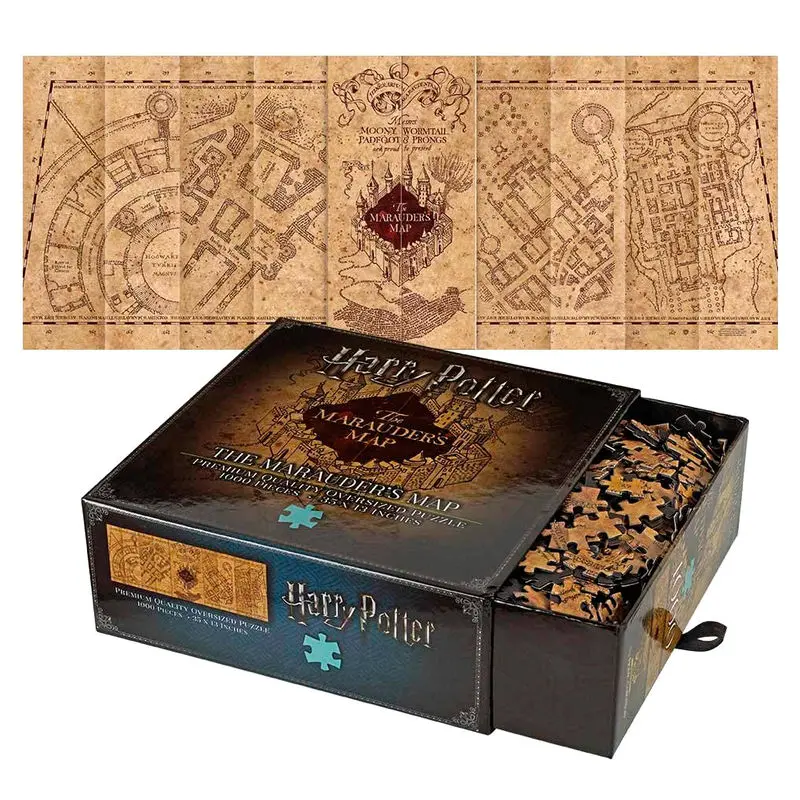 Harry Potter puzzle obrázok Menič mapa obálku s 1000 dielikmi termékfotó