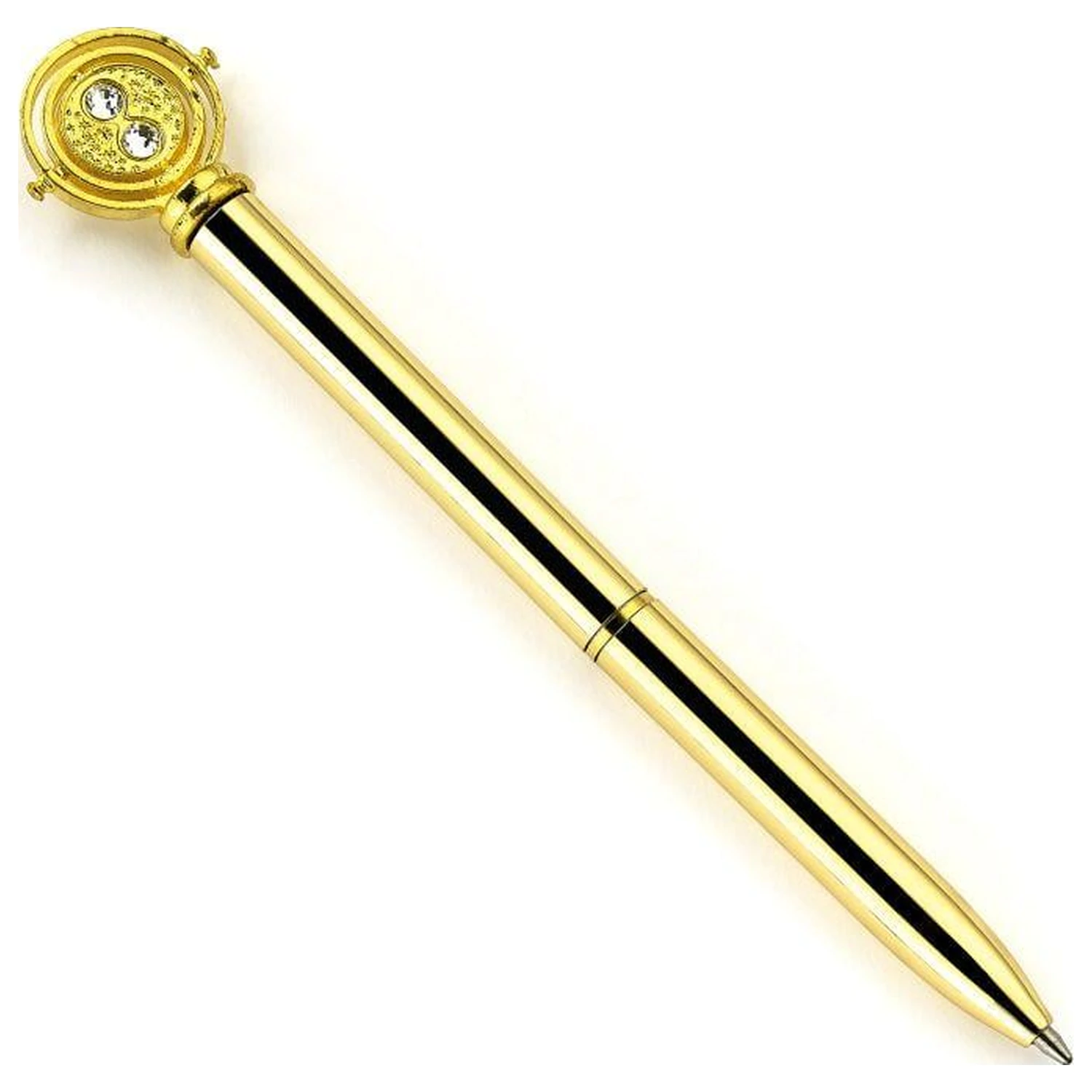Harry Potter kovové pero s 3D príveskom Time Turner produktová fotografia