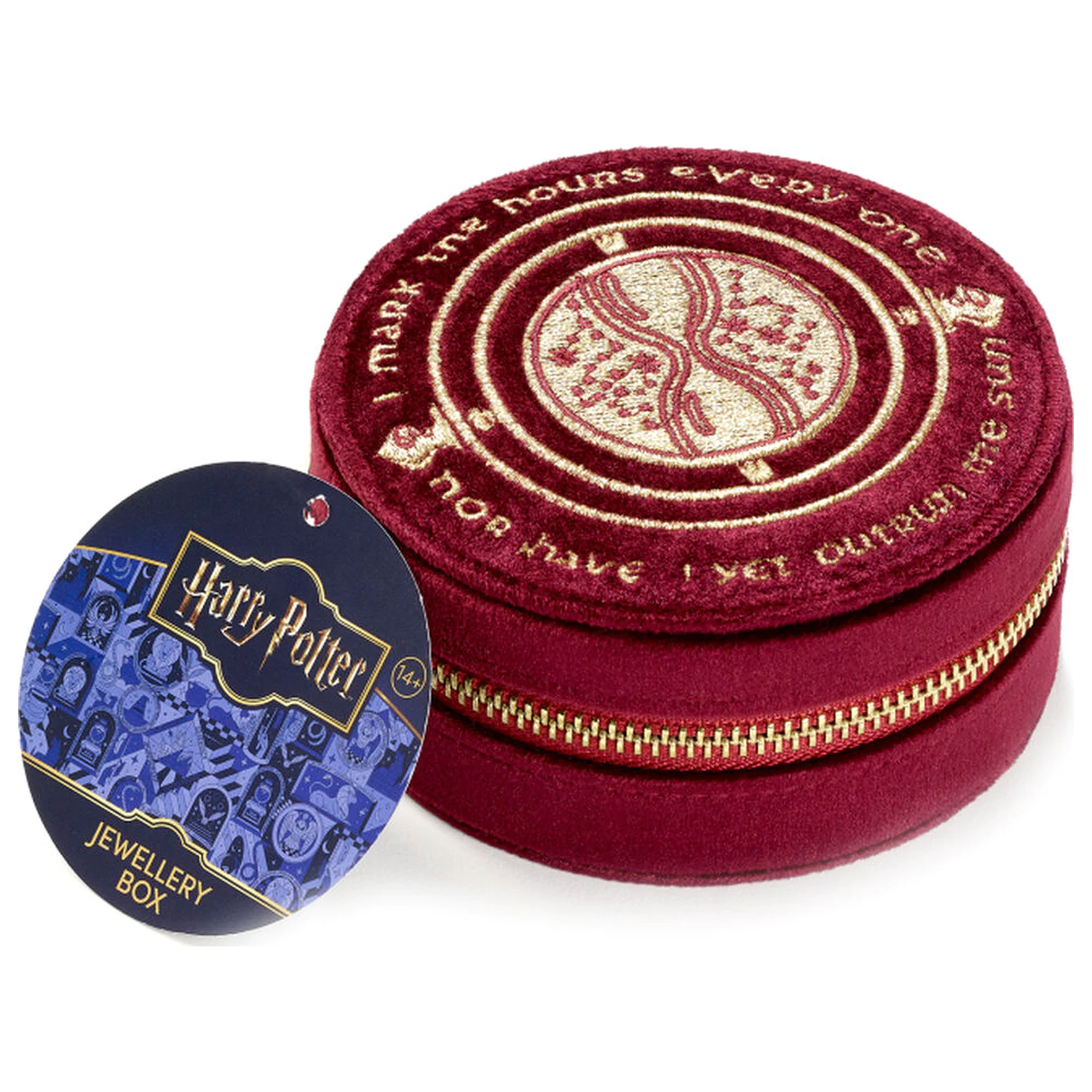 Harry Potter Time Turner zamatová šperkovnica produktová fotografia