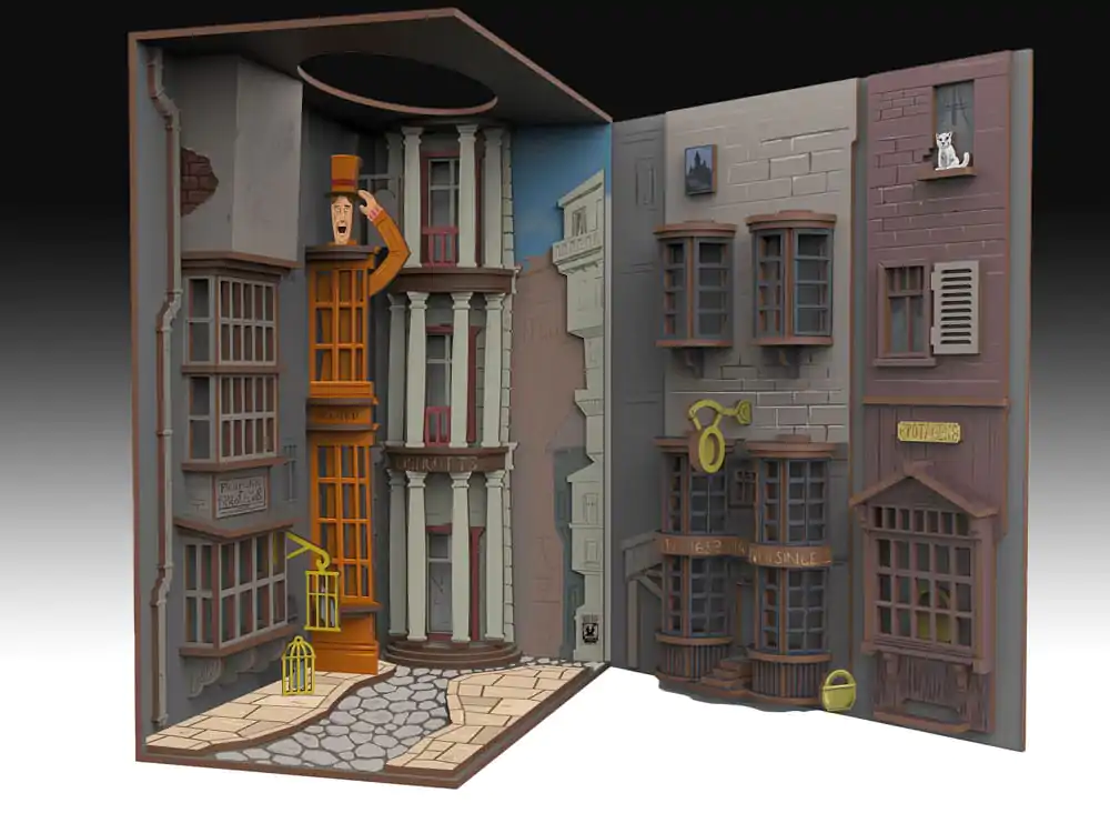 Harry Potter Tiny Adventures Book Nook Mini Dioráma Diagon Alley 23 cm termékfotó