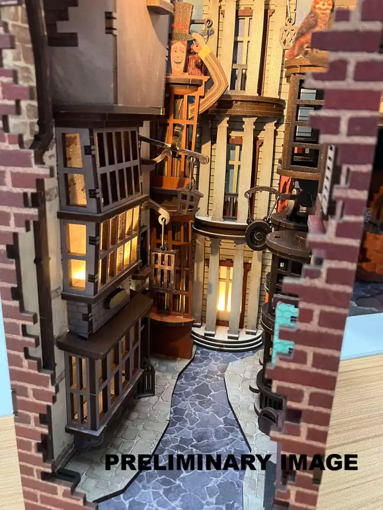 Harry Potter Tiny Adventures Book Nook Mini Dioráma Diagon Alley 23 cm termékfotó