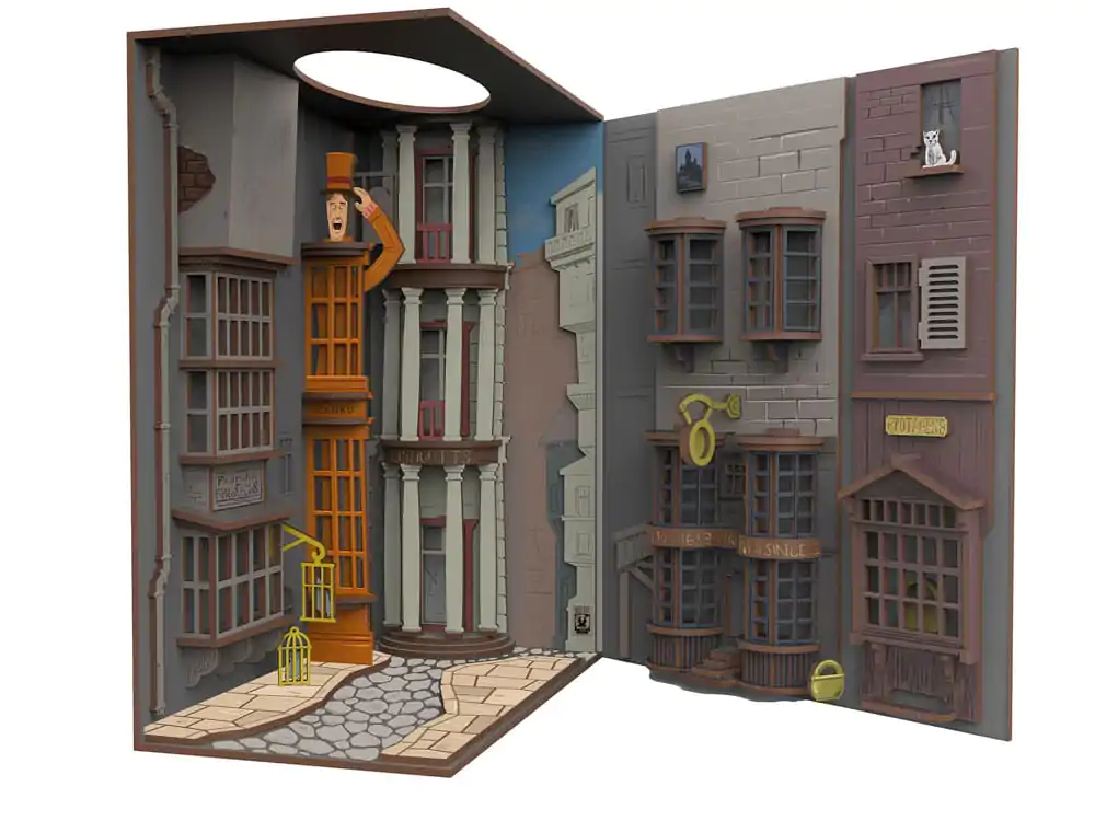 Harry Potter Tiny Adventures Book Nook Mini Dioráma Diagon Alley 23 cm termékfotó