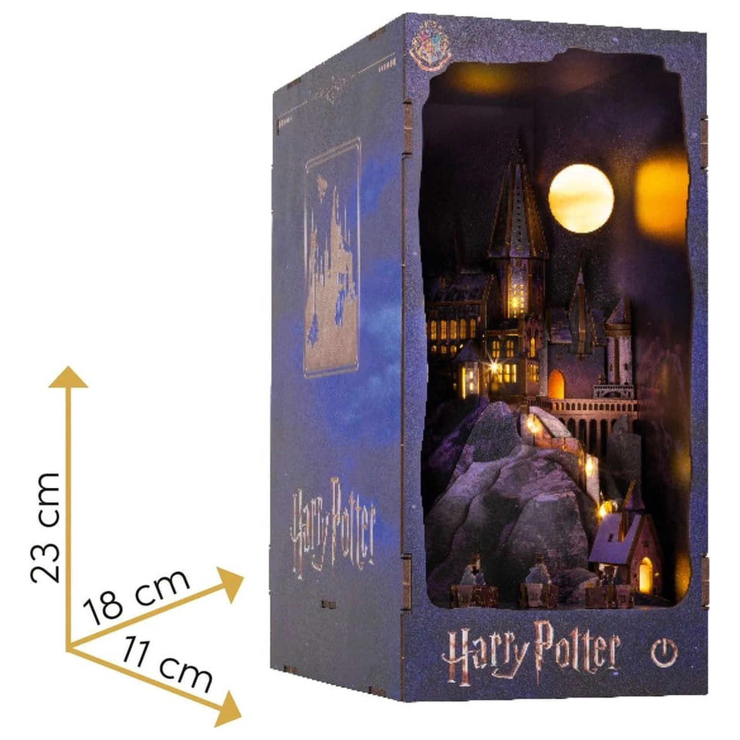 Harry Potter Malé Dobrodružstvá Knižný Kútik Mini Dioráma Rokfortský Hrad 18 cm produktová fotografia