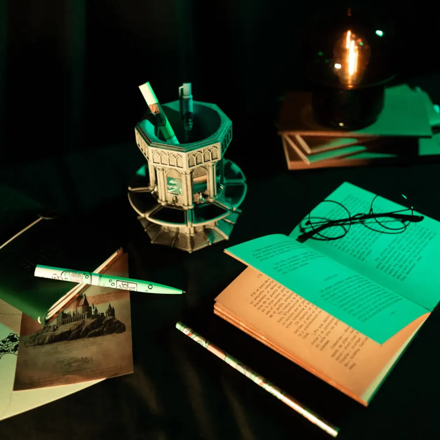 Harry Potter držiaky na ceruzky + ceruzky produktová fotografia
