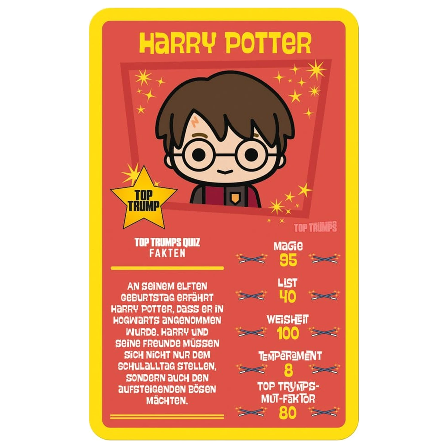 Harry Potter Kartová hra Top Trumps Chibi Style *Nemecká verzia* produktová fotografia