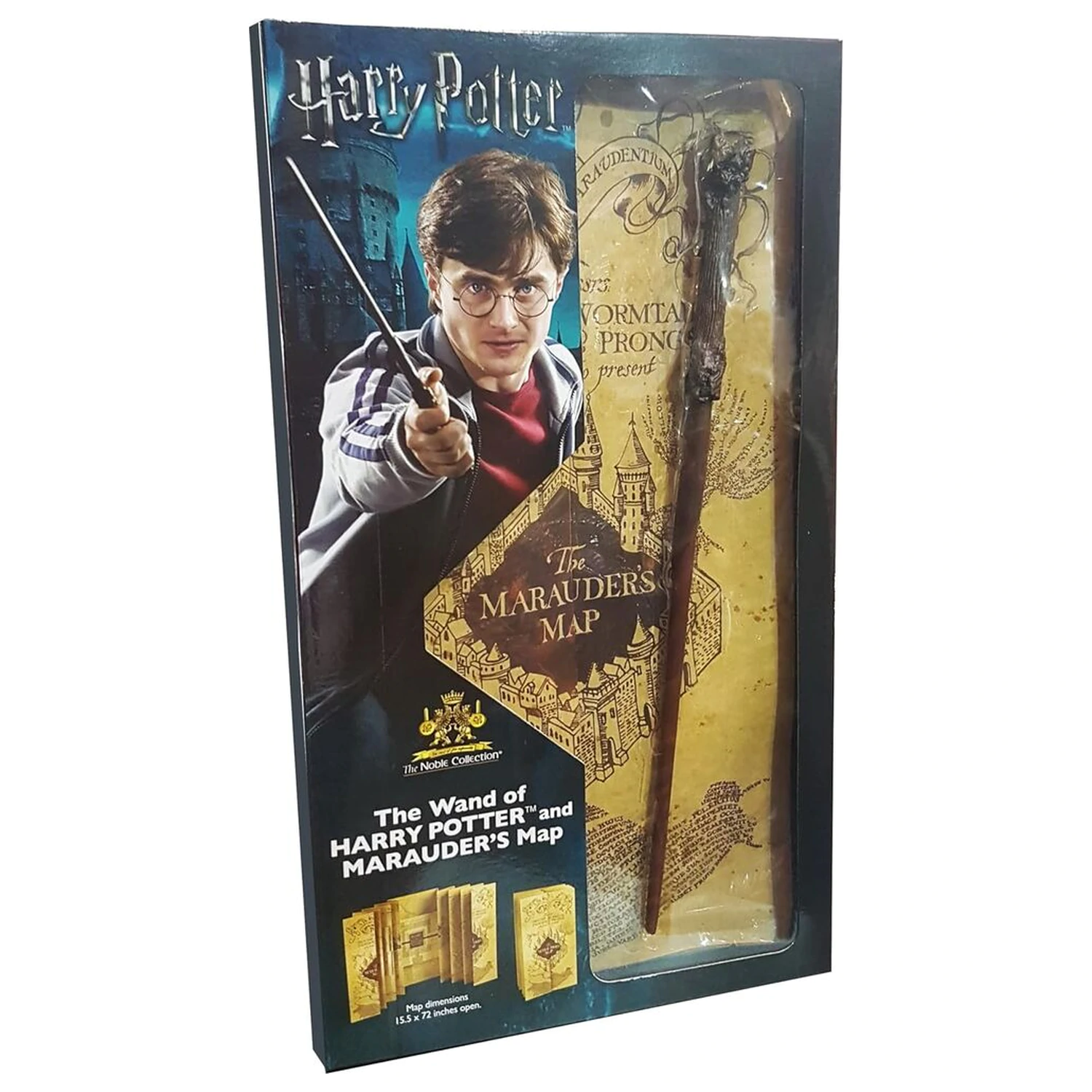Harry Potter Magic Wand + Marauders Map produktová fotografia