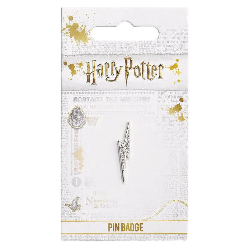 Harry Potter Lightning Bolt odznak s kryštálmi produktová fotografia