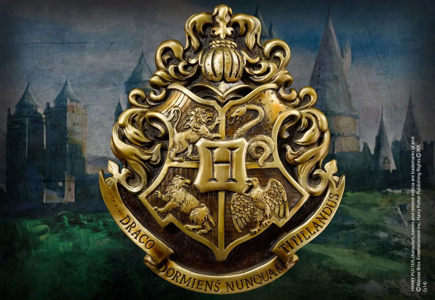 Harry Potter Nástenné umenie Hogwarts School Crest 28 x 31 cm produktová fotografia