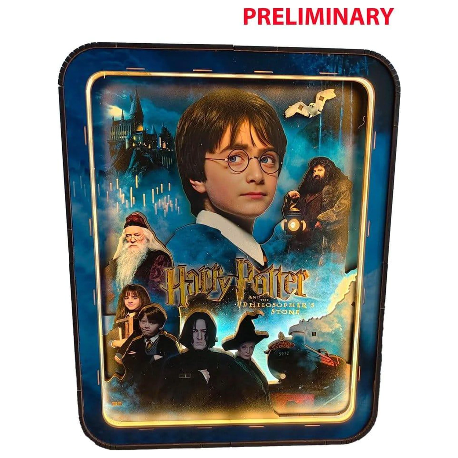Harry Potter Nástenný rám The Philosopher's Stone xxpc + LED Light produktová fotografia