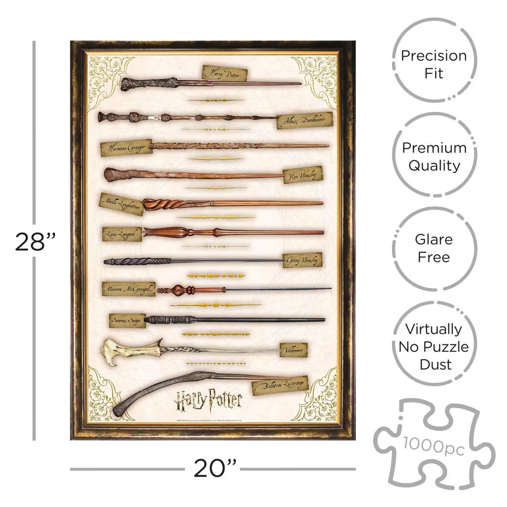 Harry Potter Puzzle Wands (1000 kusov) termékfotó