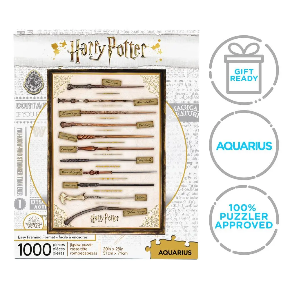 Harry Potter Puzzle Wands (1000 kusov) termékfotó