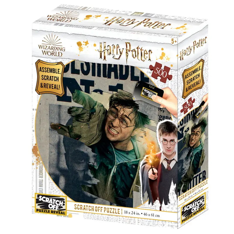 Harry Potter Wanted Scratch Off puzzle 500 ks produktová fotografia