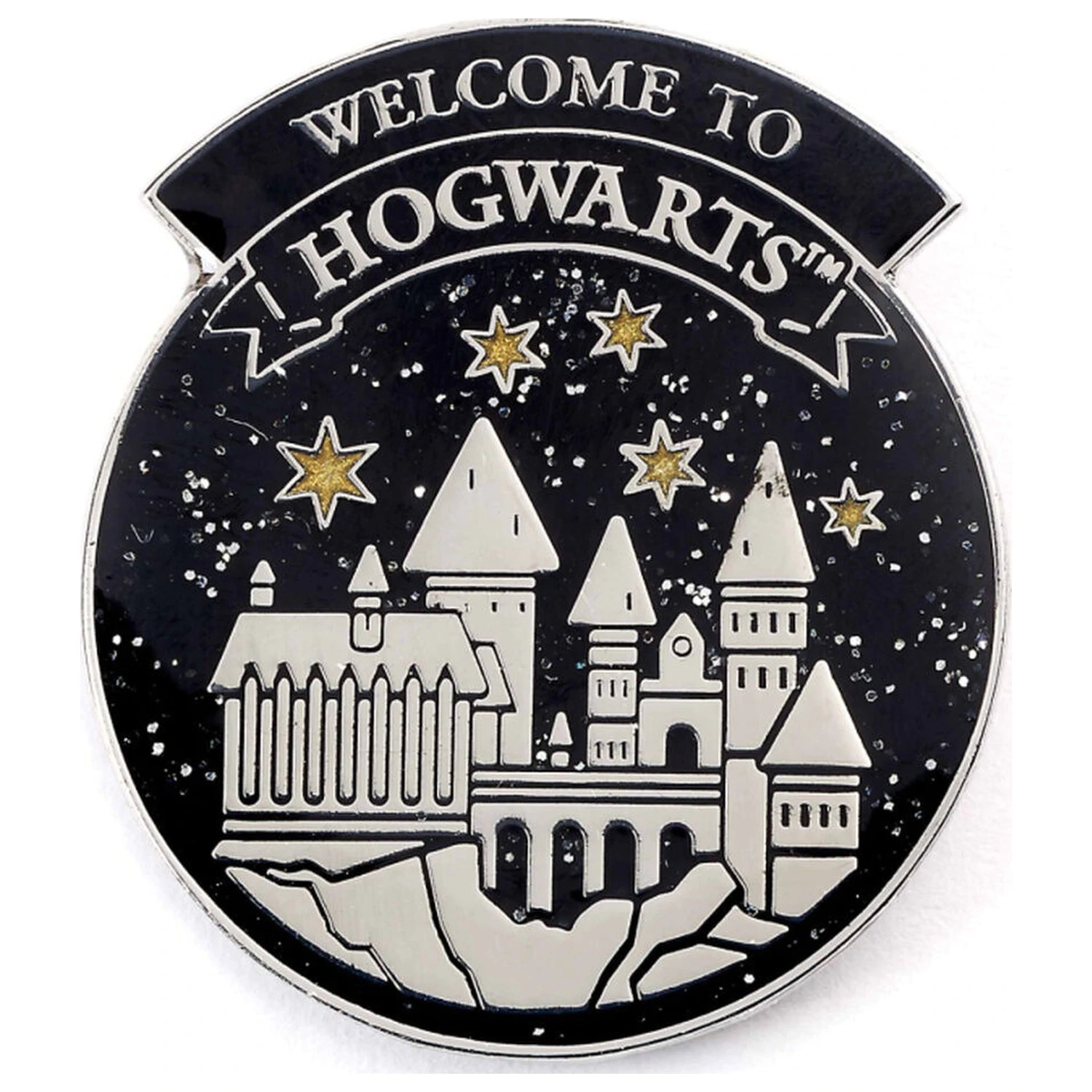 Harry Potter Welcome to Hogwarts odznak produktová fotografia