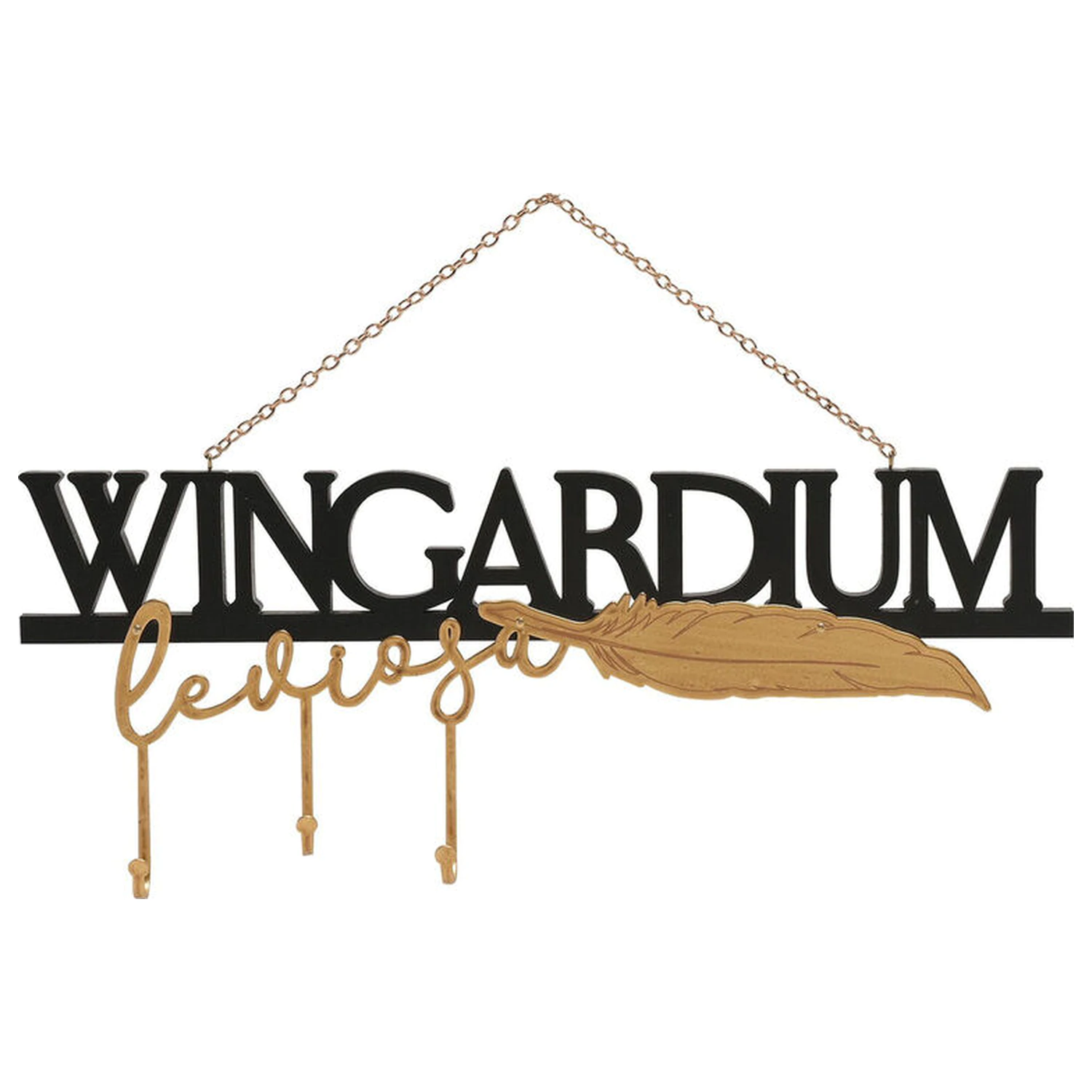 Harry Potter Wingardium drevený znak produktová fotografia