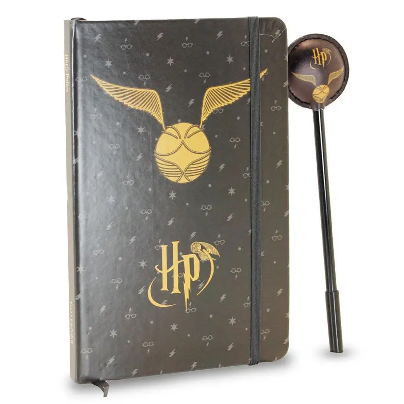 Harry Potter Notebook s perom, Darčeková sada Zlatej strely termékfotó