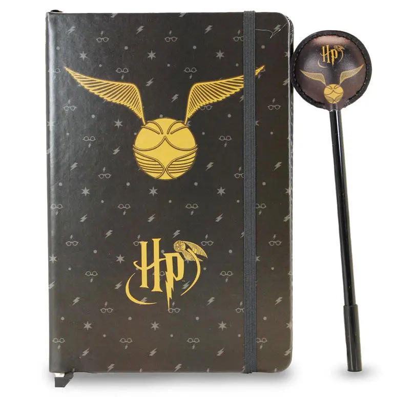 Harry Potter Notebook s perom, Darčeková sada Zlatej strely termékfotó